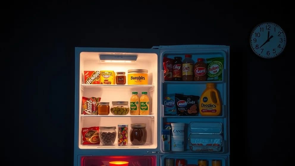 Äta på natten gör du tjock