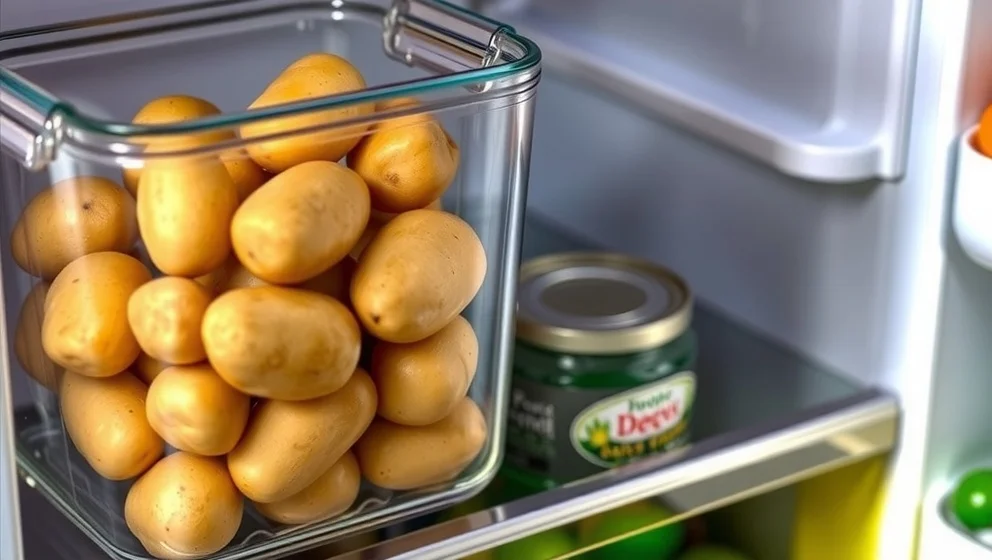 Hur länge håller sig kokt potatis i kylen