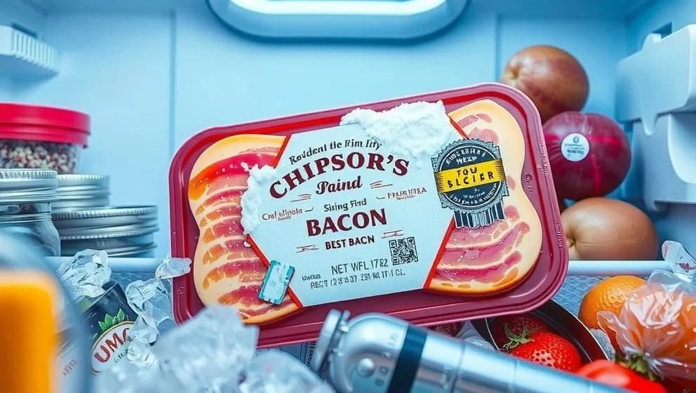 Hur länge kan bacon ligga i frysen