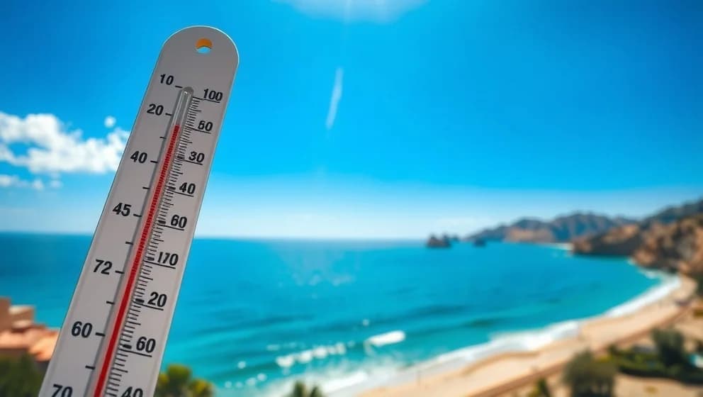 Hur många grader är det i Spanien