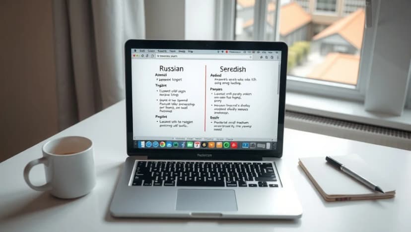 Översätt ryska till svenska enkelt och snabbt
