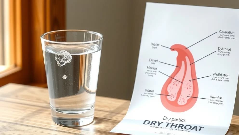 Torr i halsen trots att jag dricker vatten