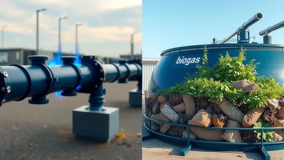 Vad är skillnaden mellan naturgas och biogas